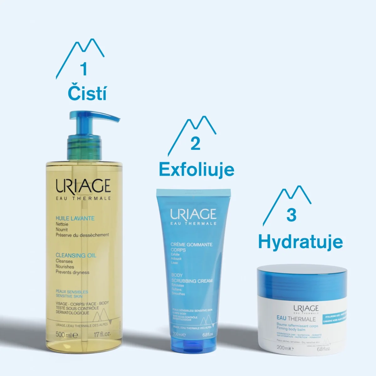 Uriage EAU Thermale Hydratační tělový balzám 200 ml
