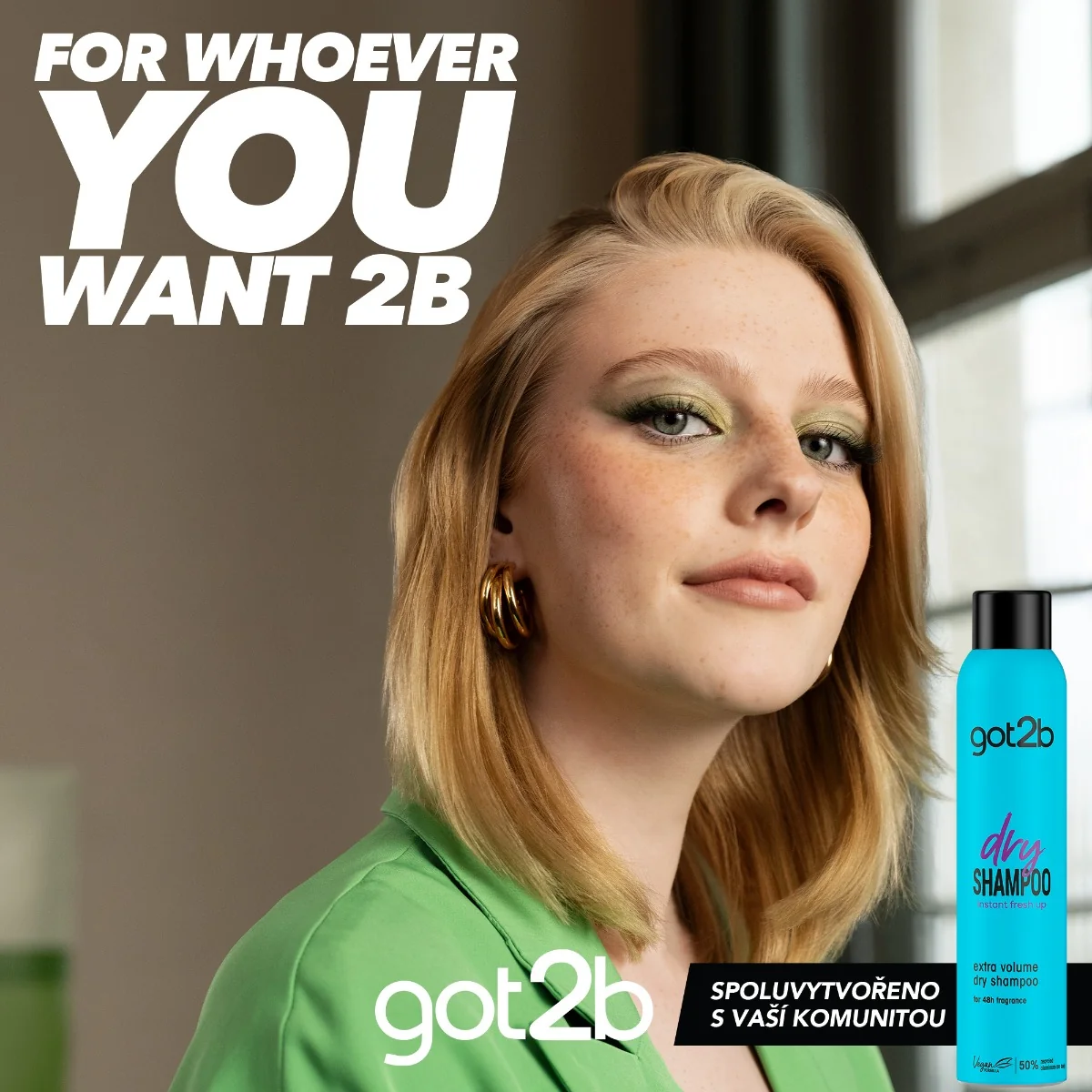 got2b Extra Volume suchý šampon pro objem vlasů 200 ml