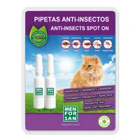 Menforsan Antiparazitní pipety proti blechám a klíšťatům pro kočky 2 x 1,5