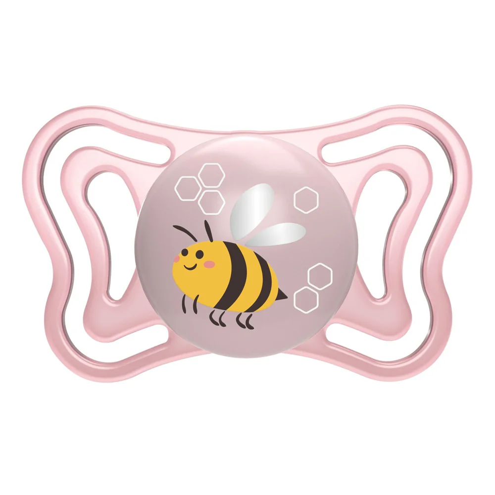 Chicco Dudlík Physio Light silikonový růžový 2–6 m 2 ks