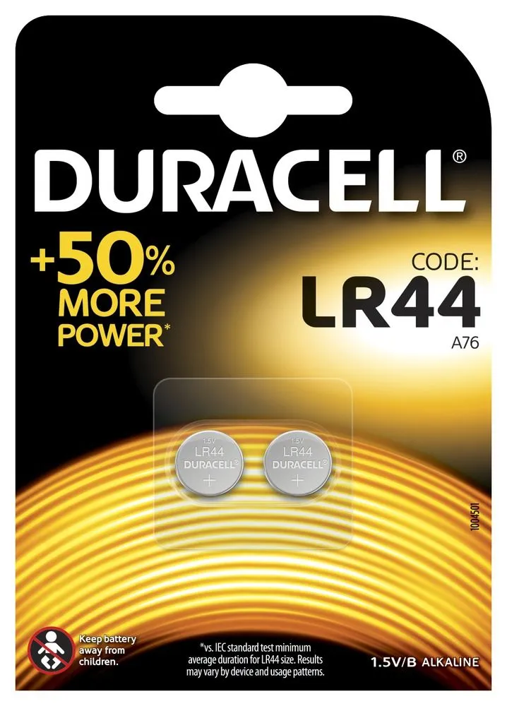 Duracell LR44 2K A76 baterie 2 ks