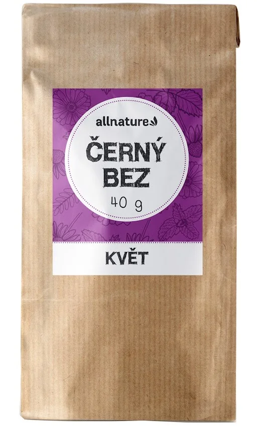 Allnature Černý bez květ 40 g