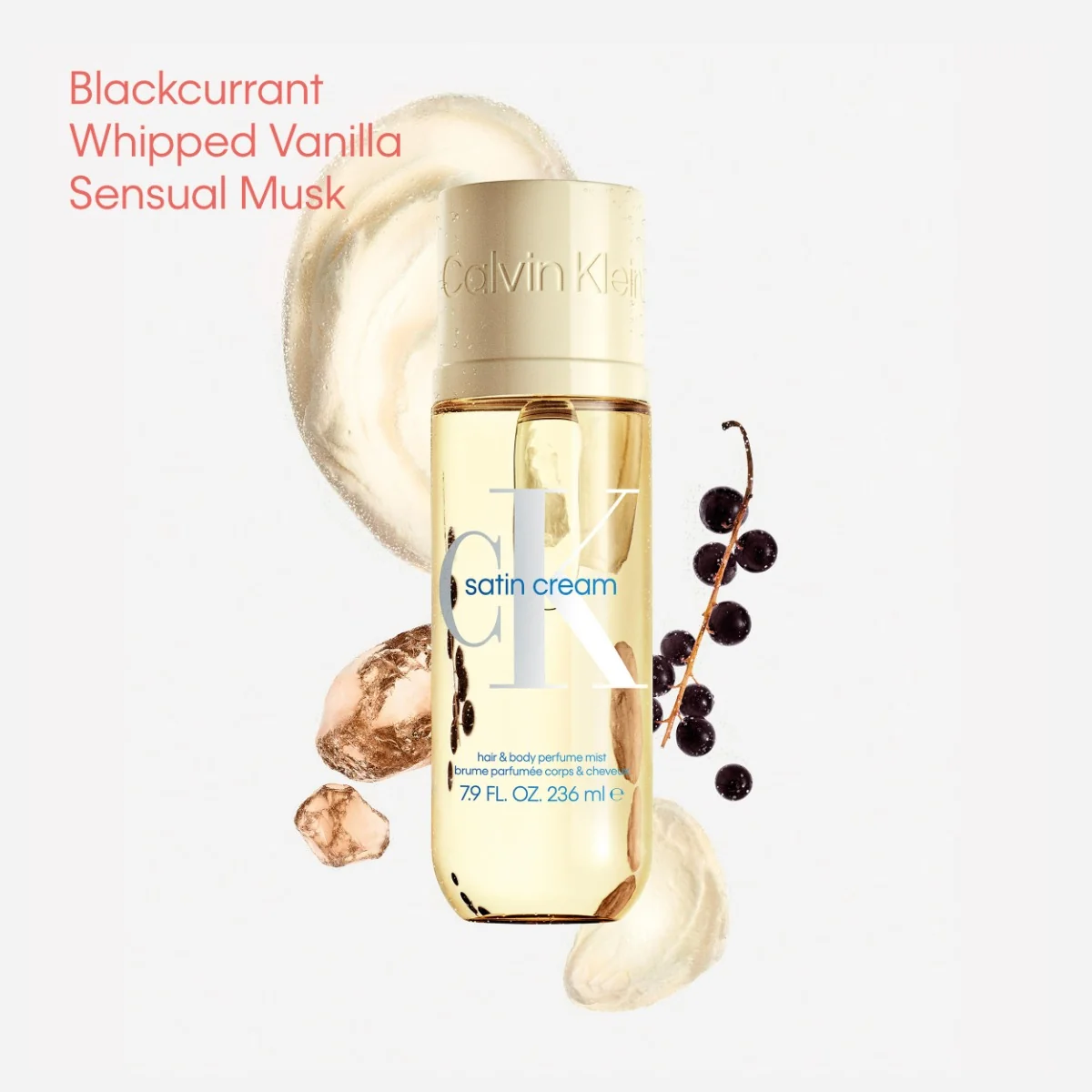 Calvin Klein Body Mist Satin Cream parfémovaná mlha 236 ml