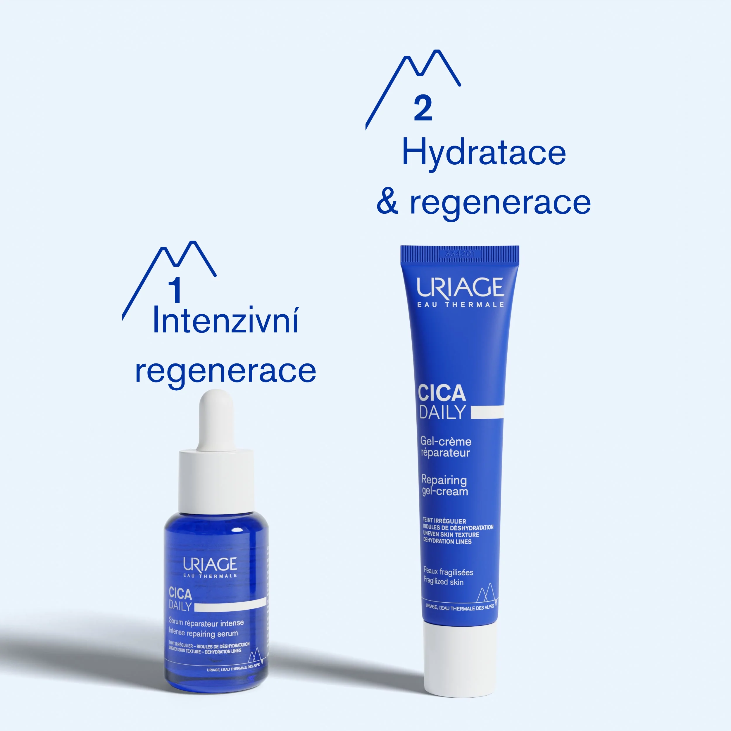 Uriage Cica Daily Gelový krém pro poškozenou pleť 40 ml