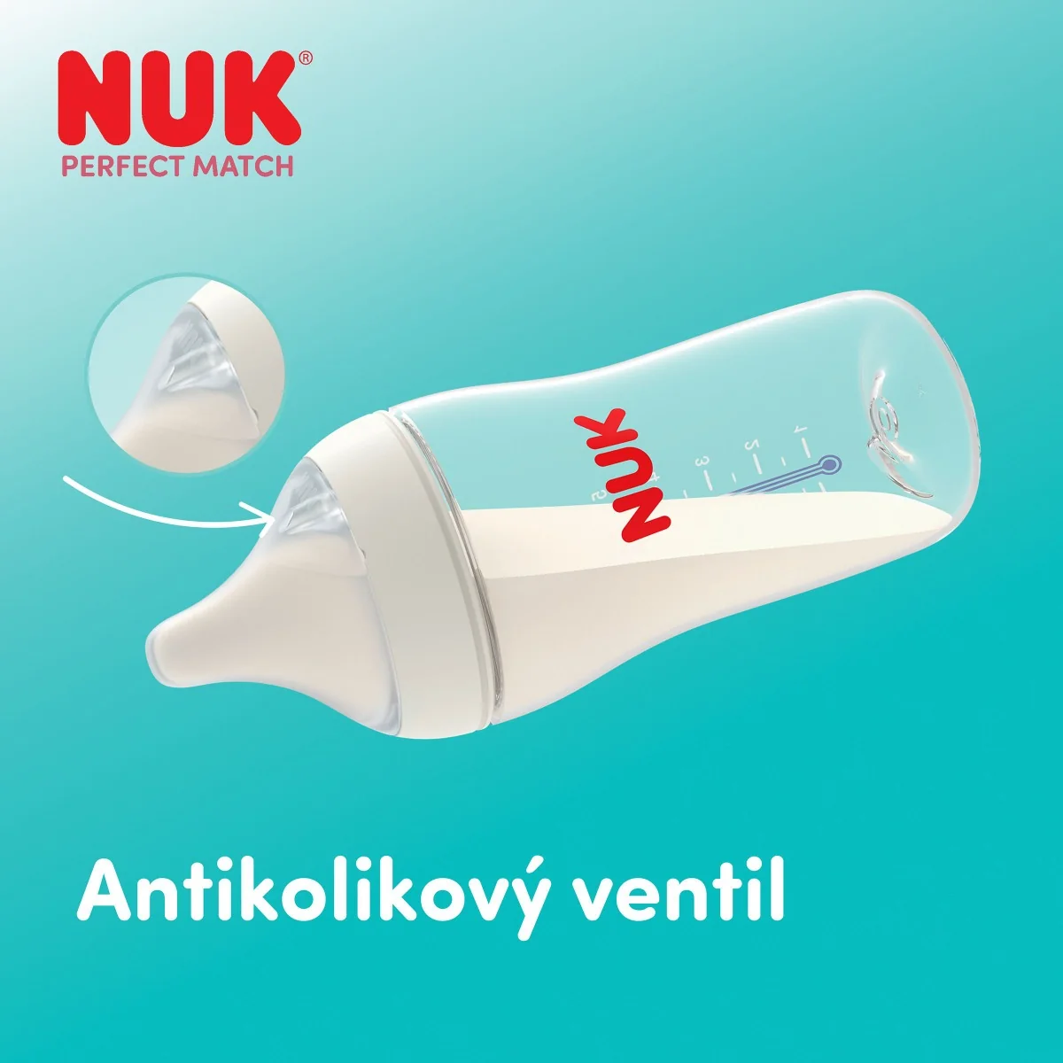 NUK Perfect Match Dárkový set 0–3m+ 3 ks rainbow