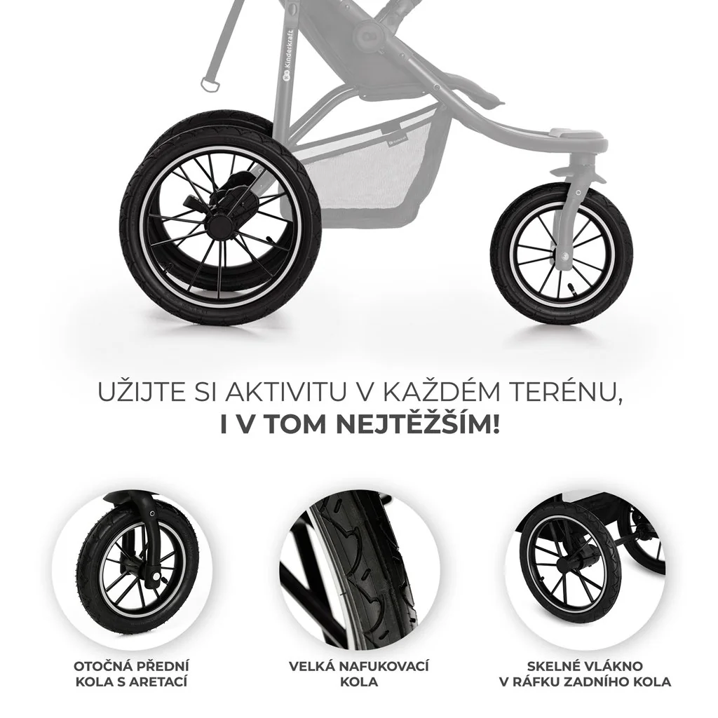 Kinderkraft Kočárek sportovní Helsi2 Grey