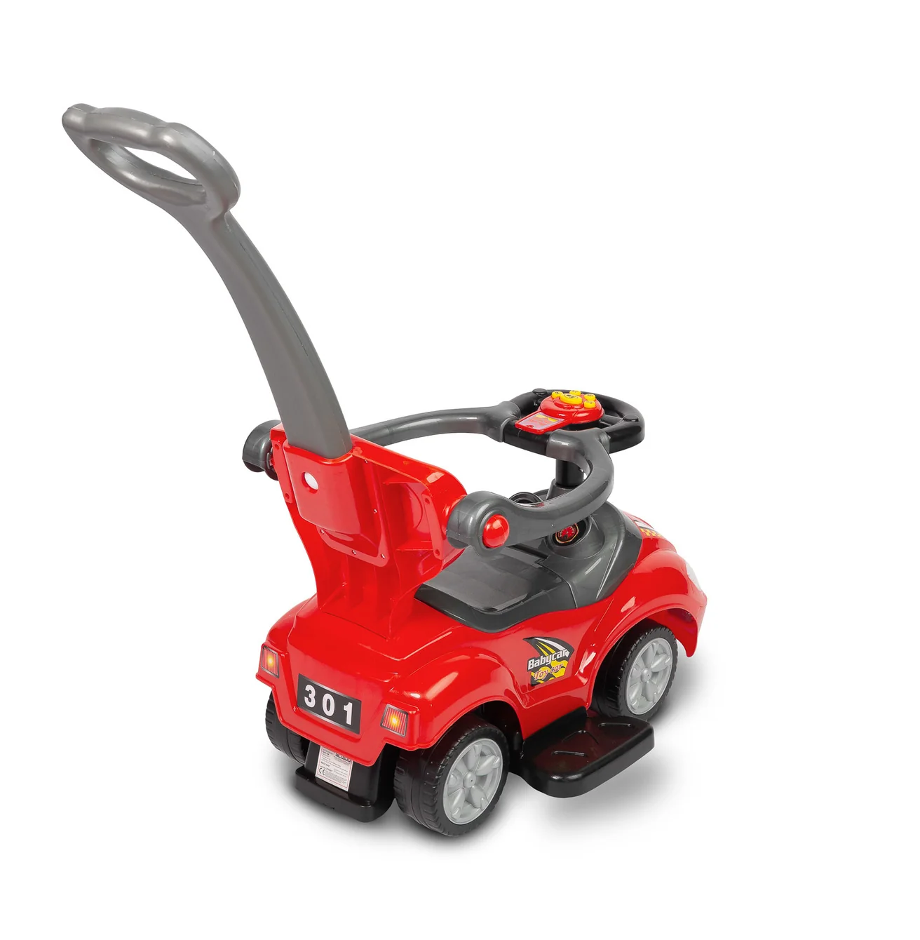 Toyz Odrážedlo Race Car 2v1 se zvukem –  červené