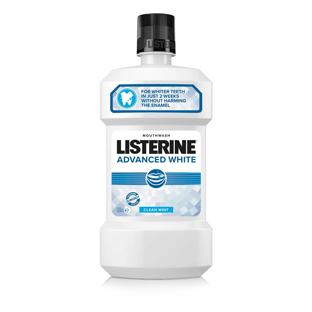 Listerine Advanced White ústní voda 500 ml