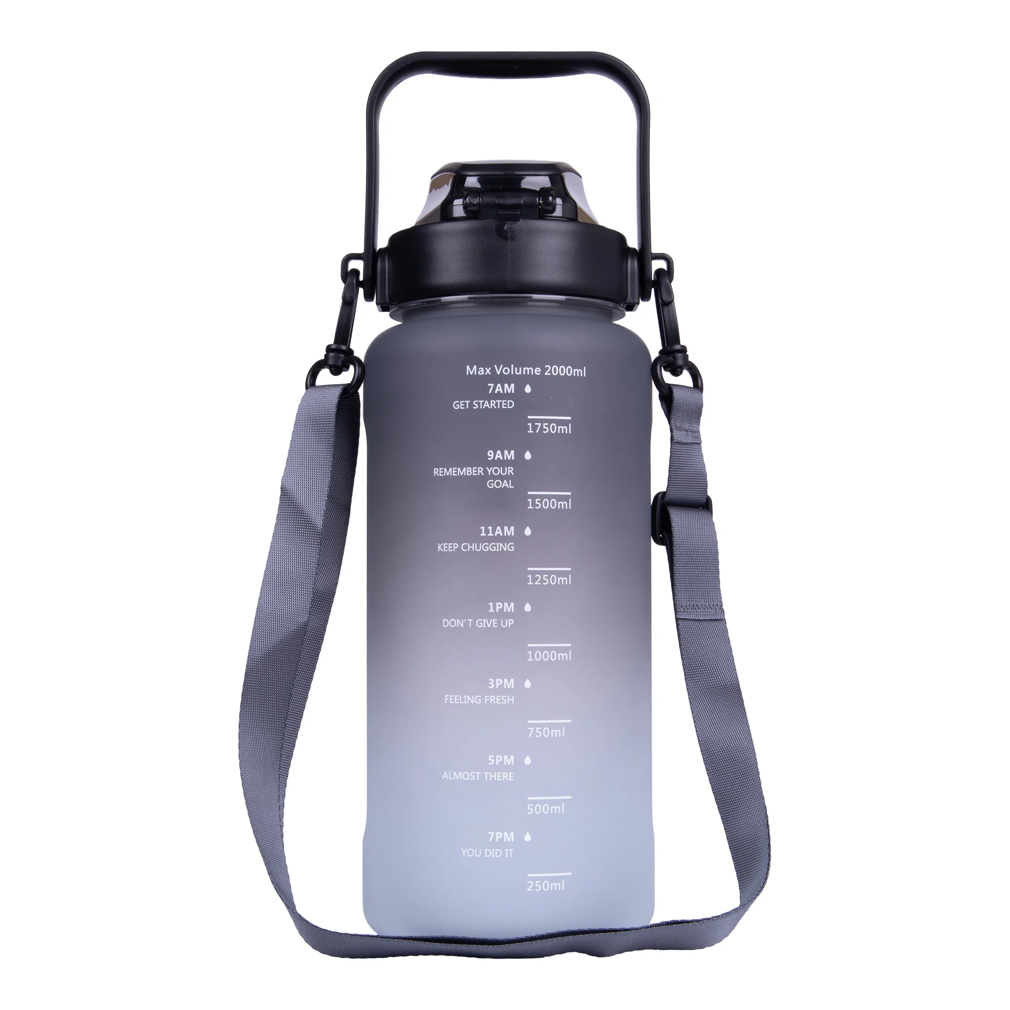 RUNTO Láhev TANKER 2000ml Grey