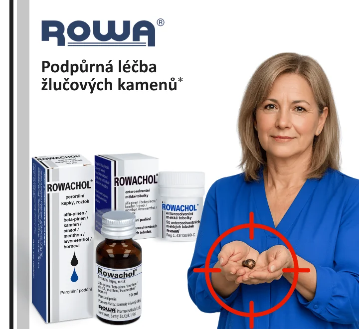 Rowa podpůrná léčba žlučových kamenů