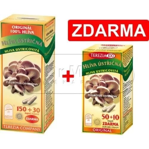 Hlíva ústřičná cps.150+30 AKCE 1 + 1 balení cps.50+10
