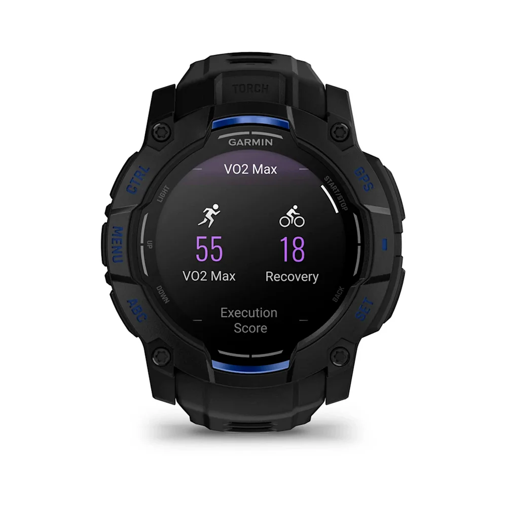 Garmin Instinct 3 AMOLED 50 mm chytré hodinky Black/Blue