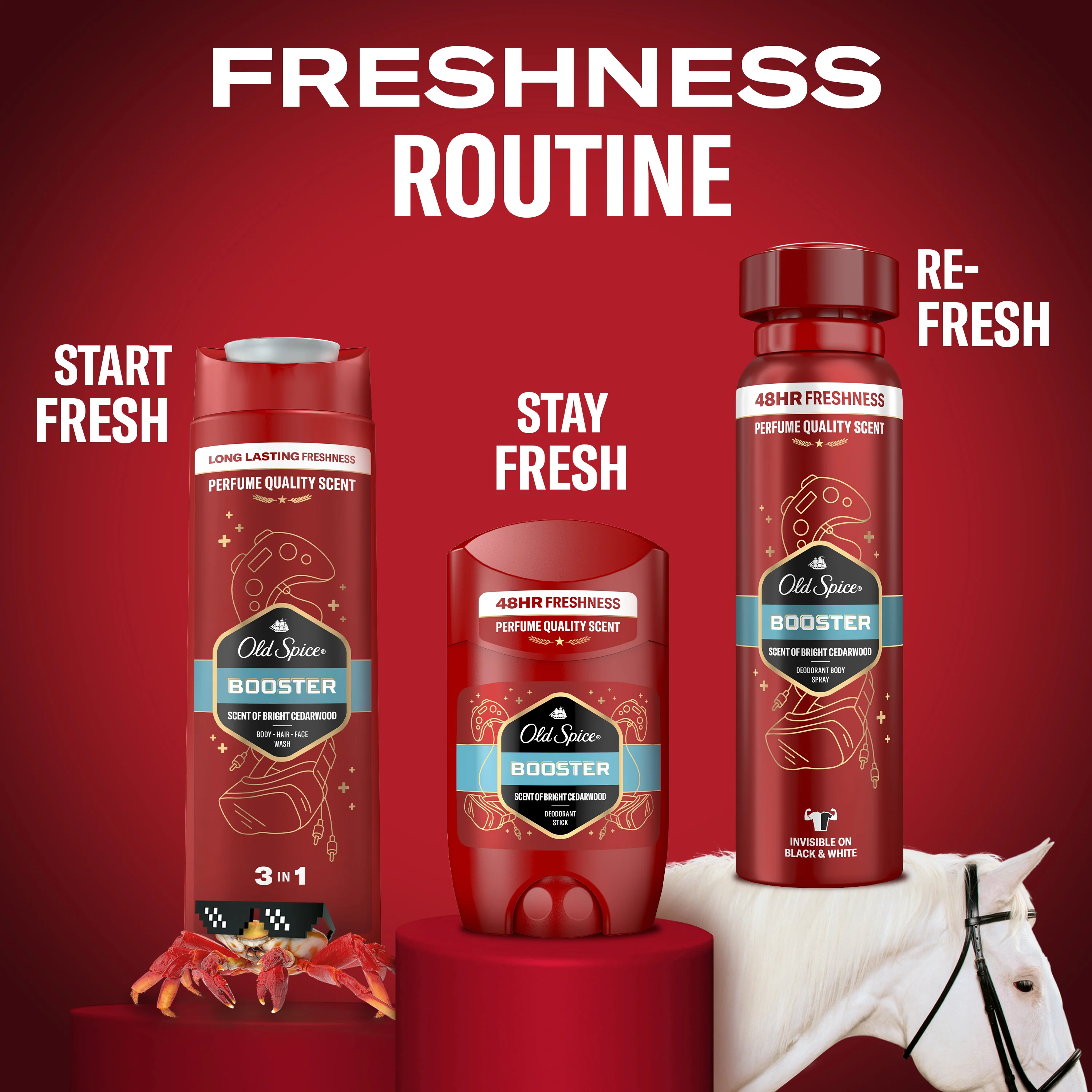 Old Spice Booster Pánský tuhý deodorant 50 ml