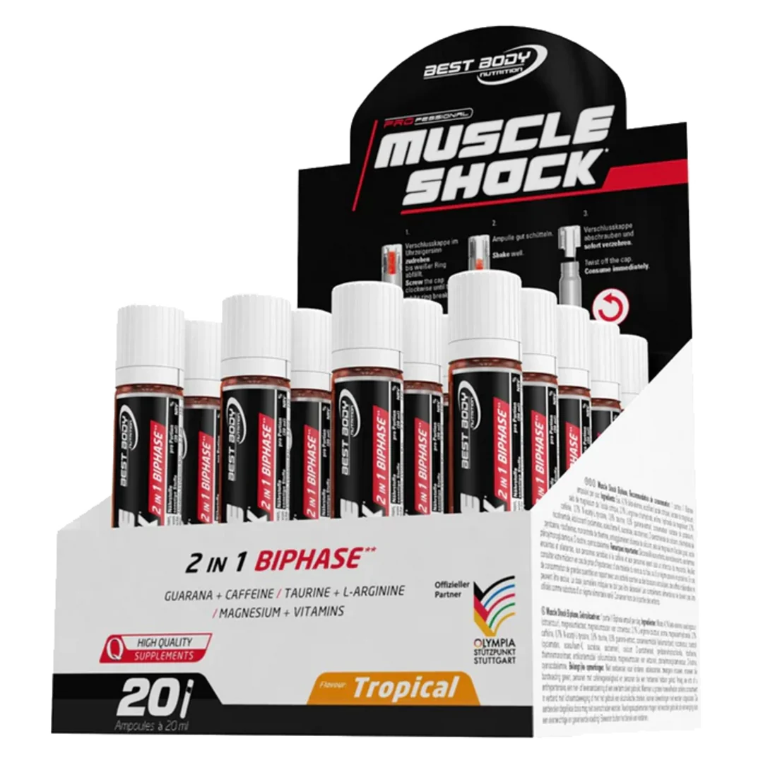 Best Body Professional Muscle shock 2in1 20 x 20ml - tropical