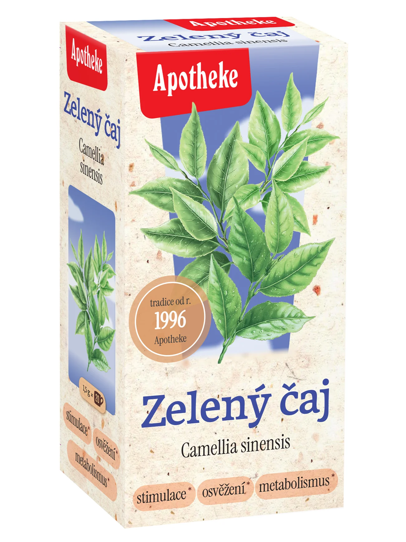 Apotheke Zelený čaj nálevové sáčky 20x1,5 g