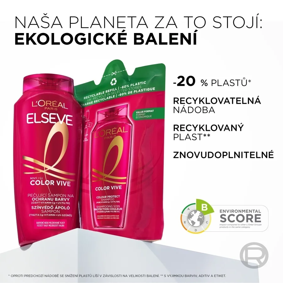 Loréal Paris Elseve Color Vive šampon na barvené vlasy 250 ml