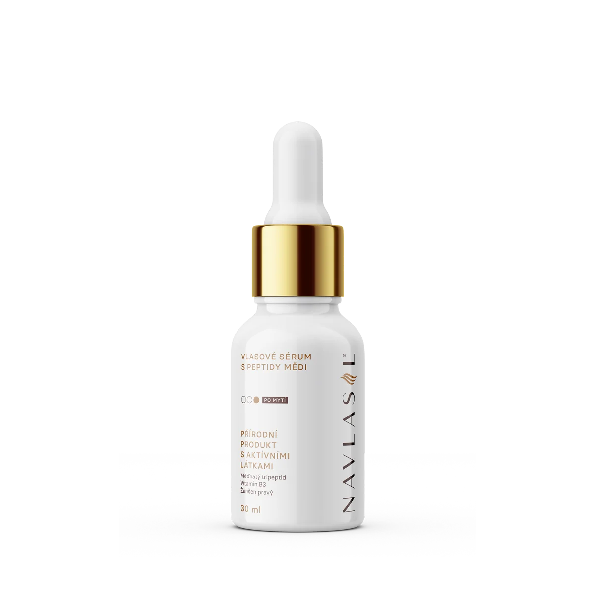 NAVLASIL Vlasové sérum s peptidy mědi 30 ml