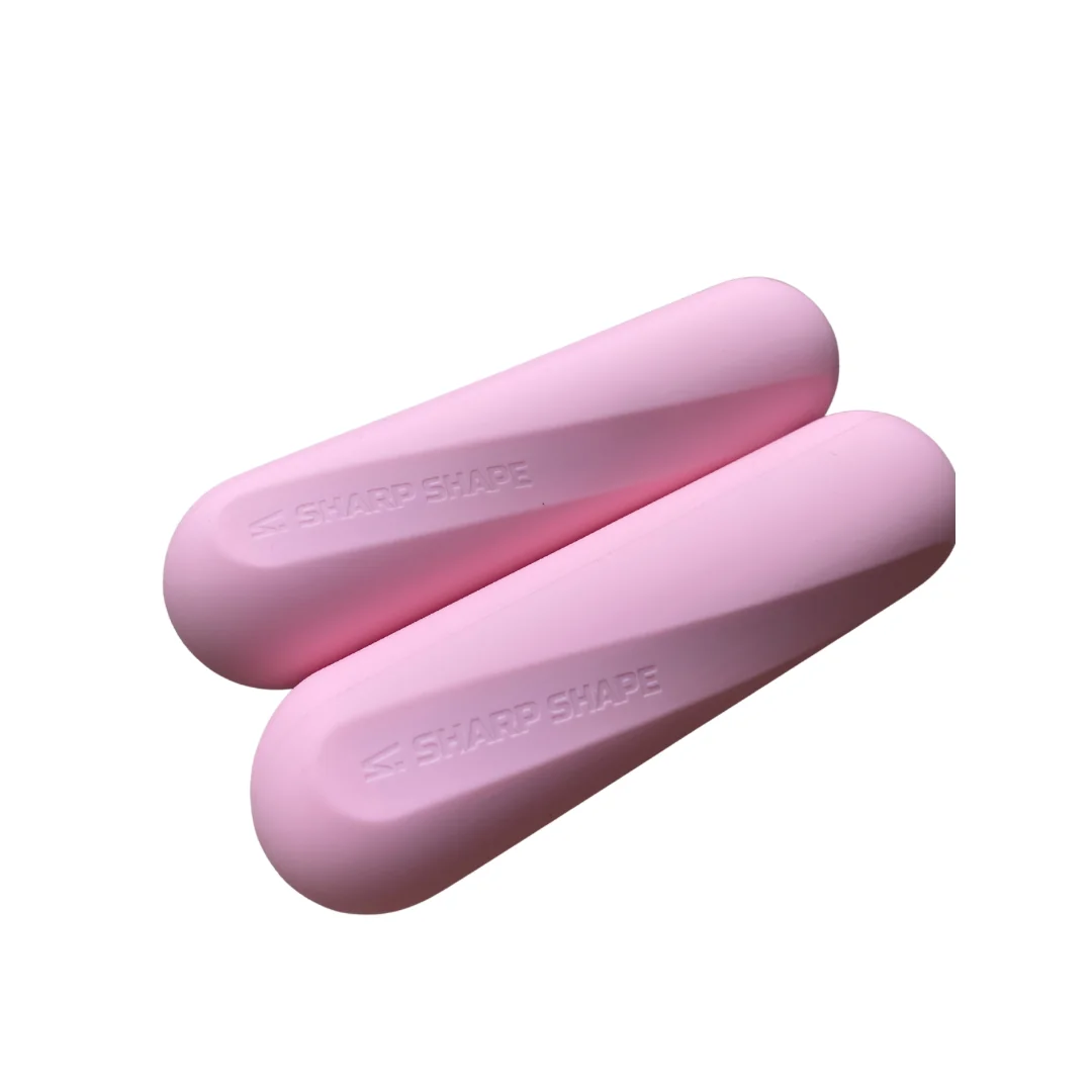 SharpShape Silikonové činky růžová 2X1 kg