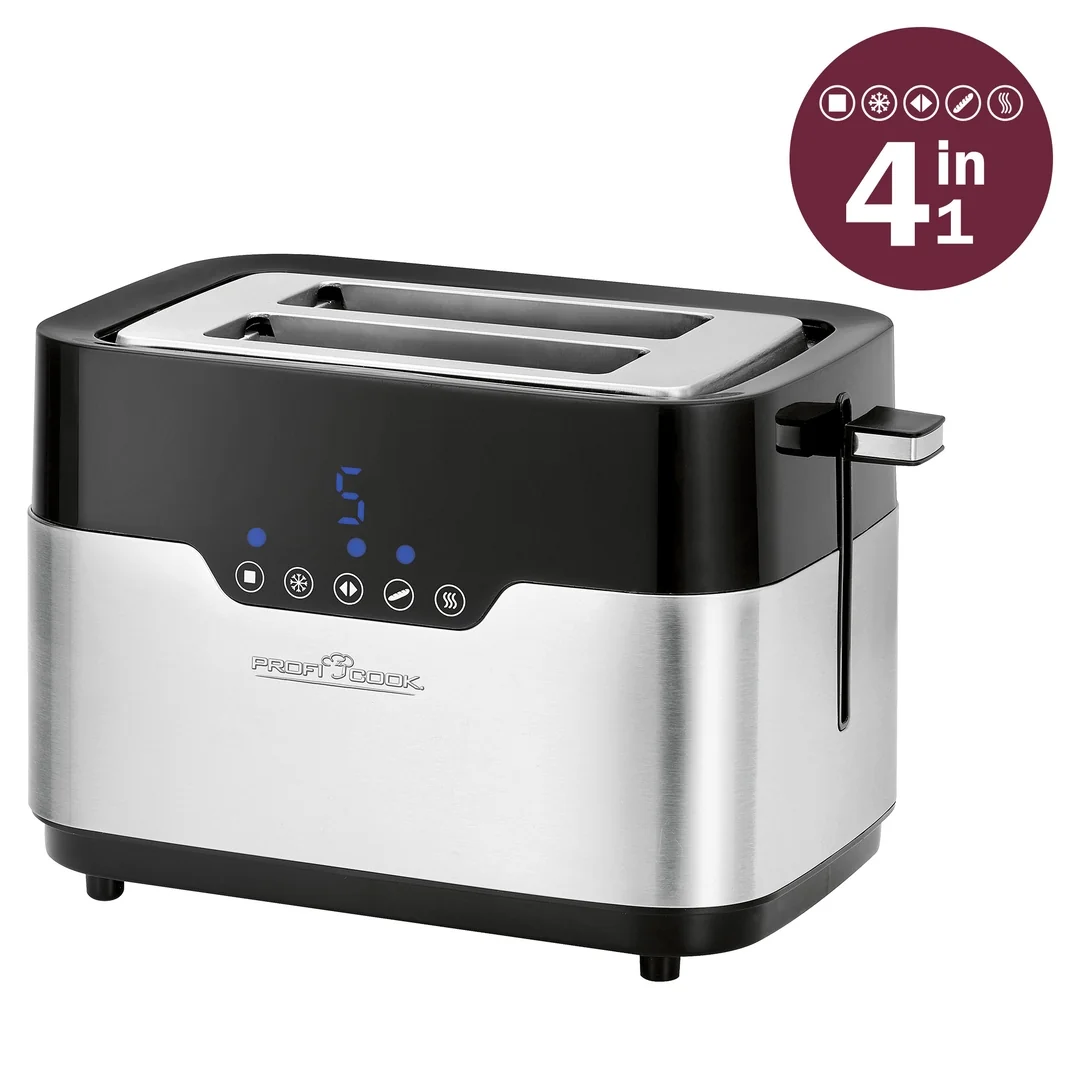 ProfiCook TA 1170 Topinkovač DIGITAL nerez