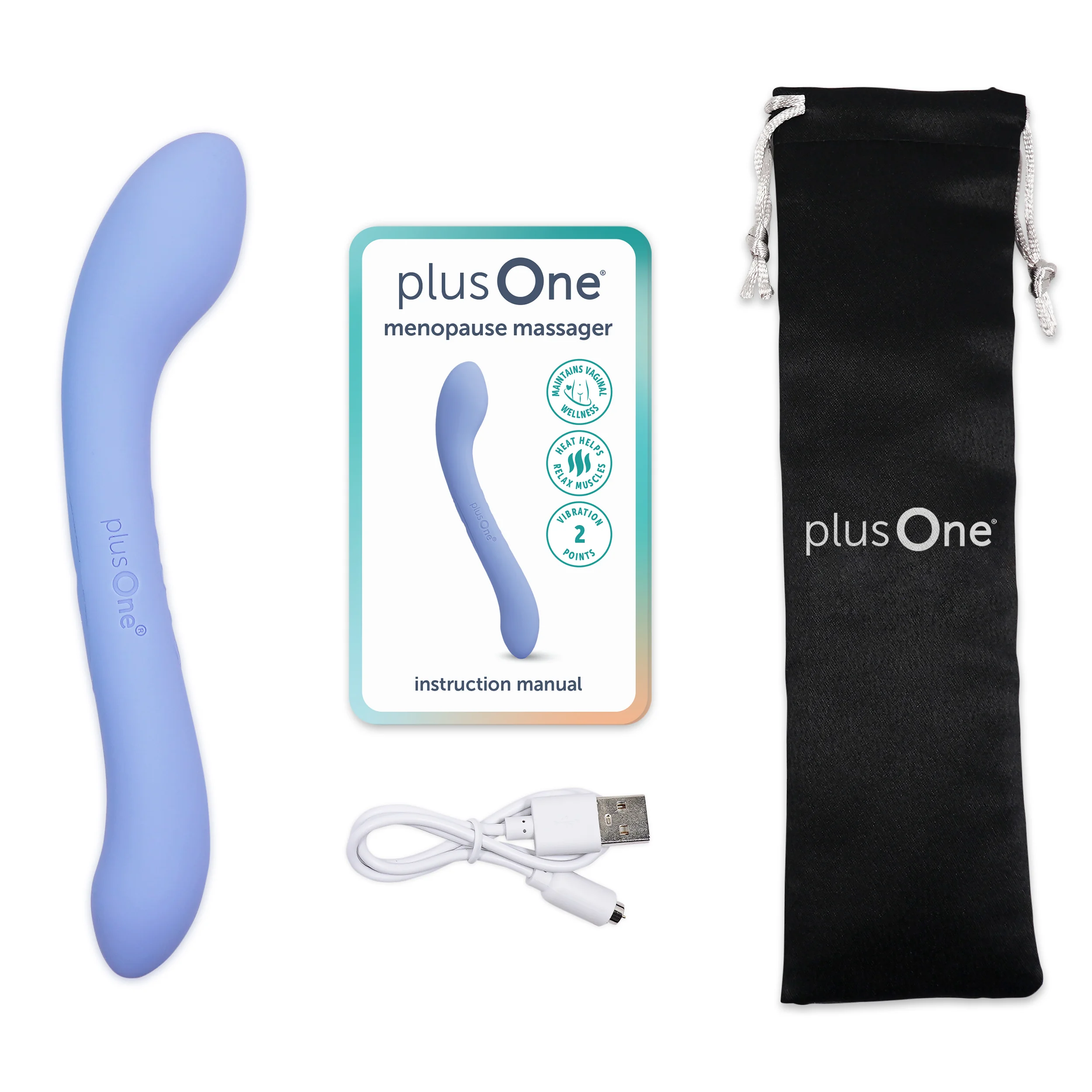 PlusOne Relaxační masér Meno Glow Pro menopauzu