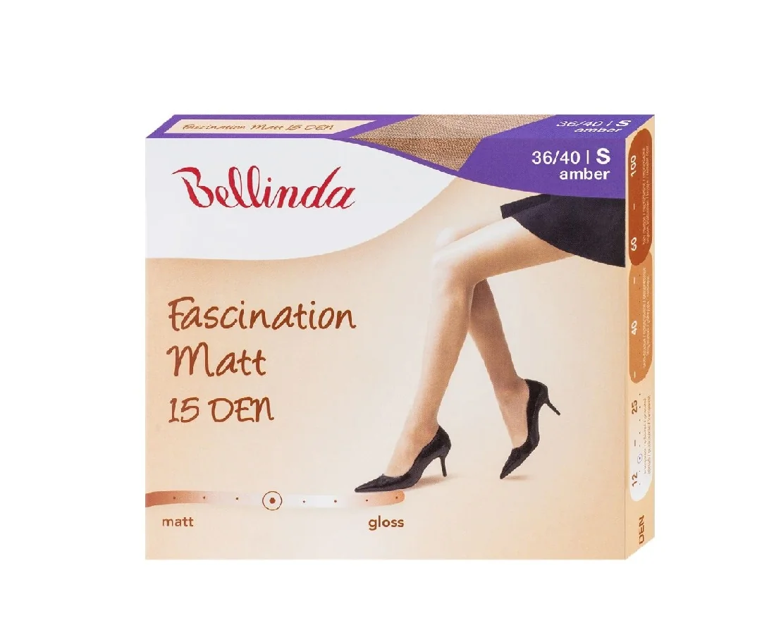 Bellinda Fascination Matt 15 DEN vel. S punčochové kalhoty tělové