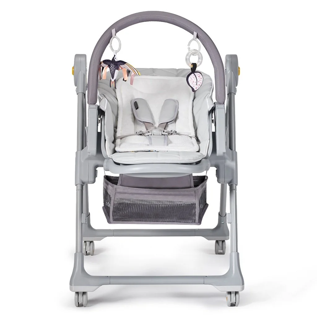 Kinderkraft select Židlička jídelní Lastree Grey, Premium