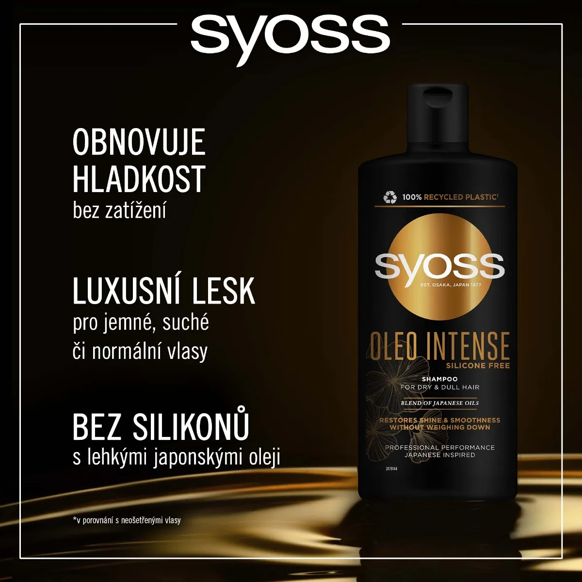 Syoss Oleo Intense šampon na suché vlasy 440 ml