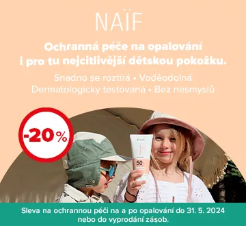 Naif SUN sleva 20% (květen 2024)