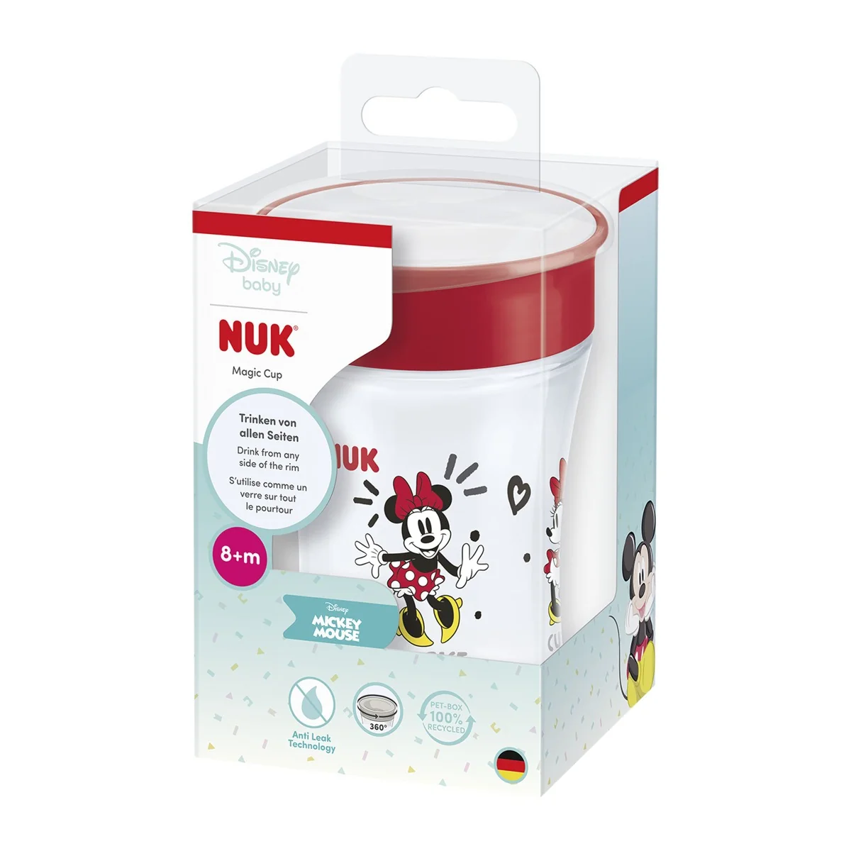 NUK Hrnek Magic Cup Disney Minnie 8m+ 230 ml 1 ks