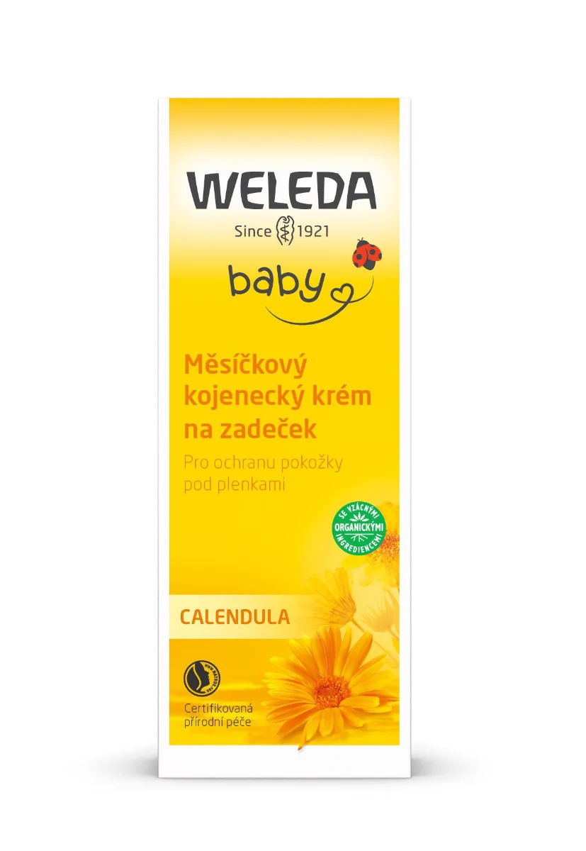 Weleda Měsíčkový kojenecký krém na zadeček 10 ml