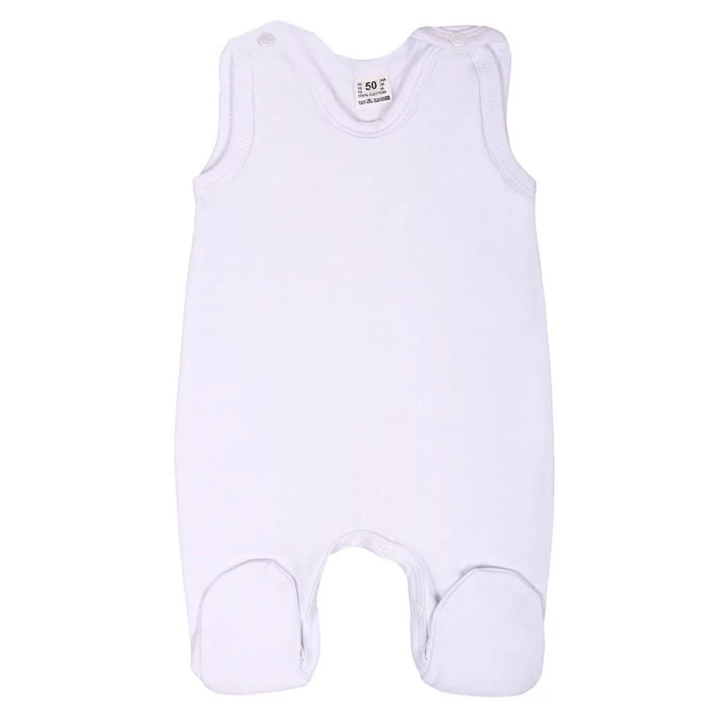 New Baby Dupačky bílé Classic, vel. 56 (0-3m)