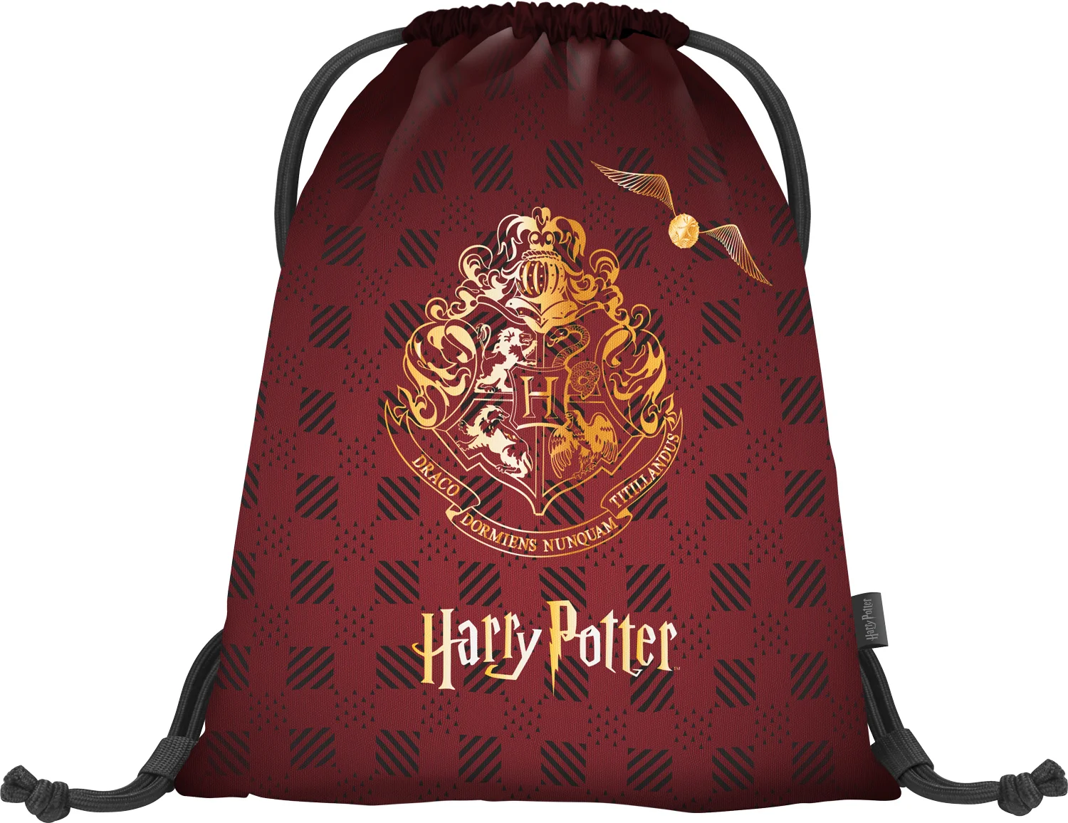 Baagl SET 3 Skate Harry Potter Bradavice vínový: batoh, penál, sáček