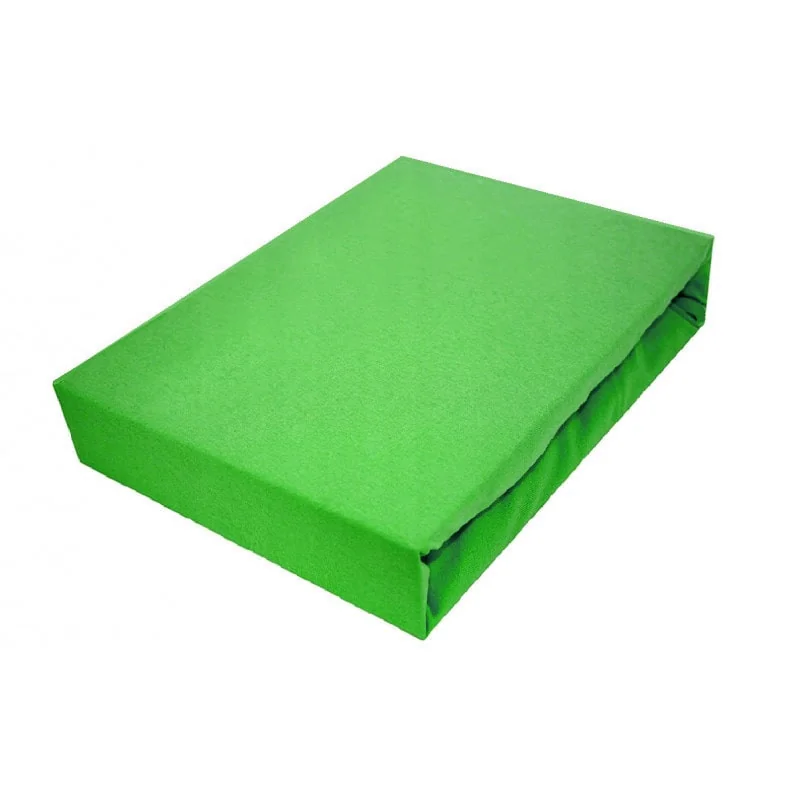 EcoMatrace Jersey prostěradlo Exclusive - zelené 140x200 cm