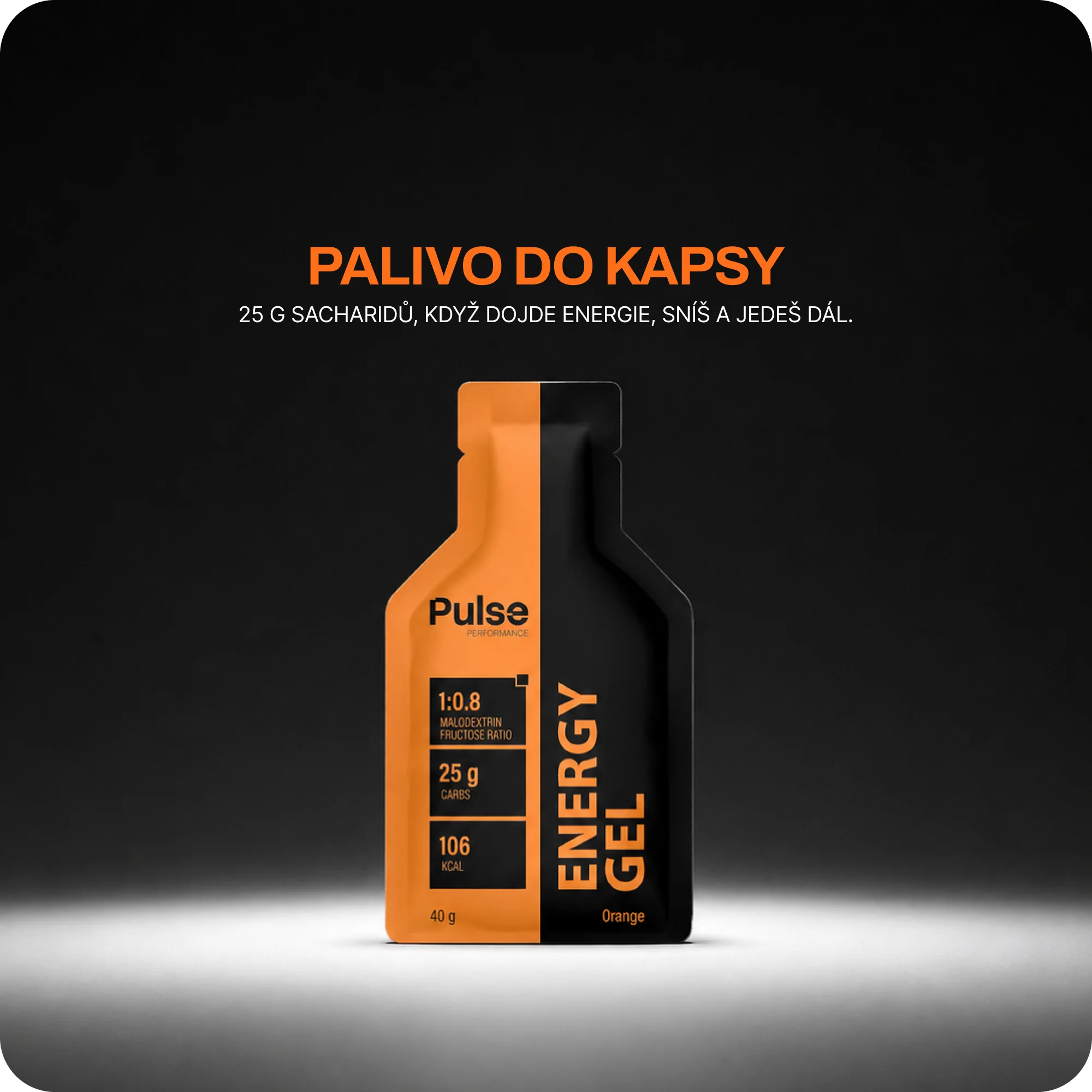 Pulse Performance Energy Gel Orange 40 g