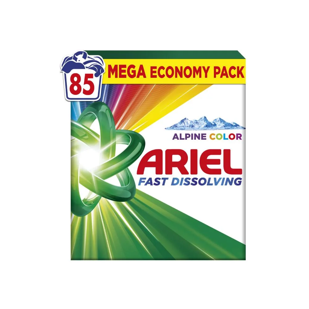 Ariel Alpine Color prací prášek 4,675 kg 85 praní