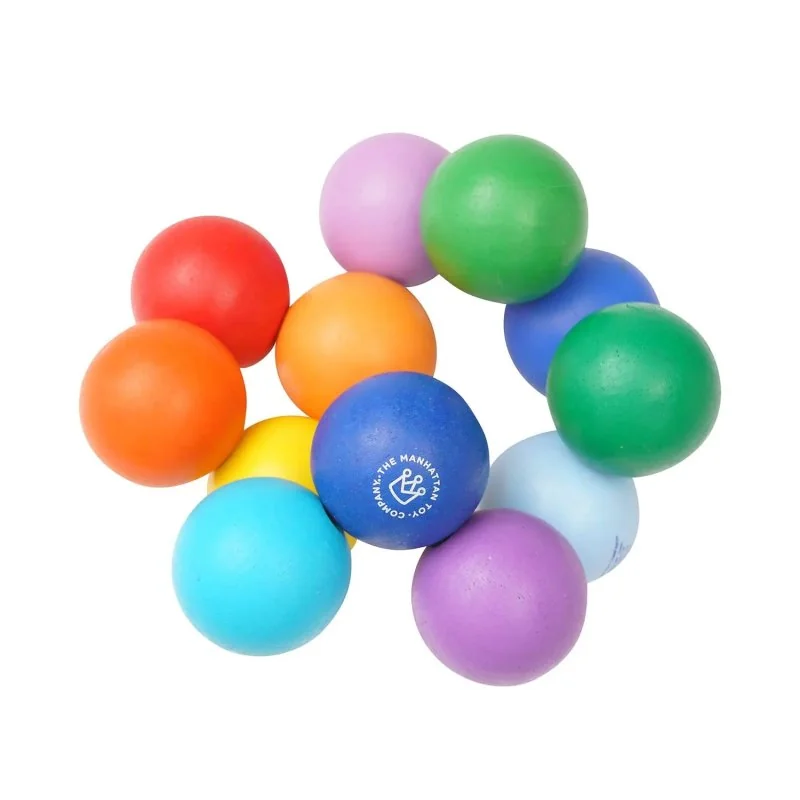 Manhattan Toy dřevěné korálky Classic Baby Beads