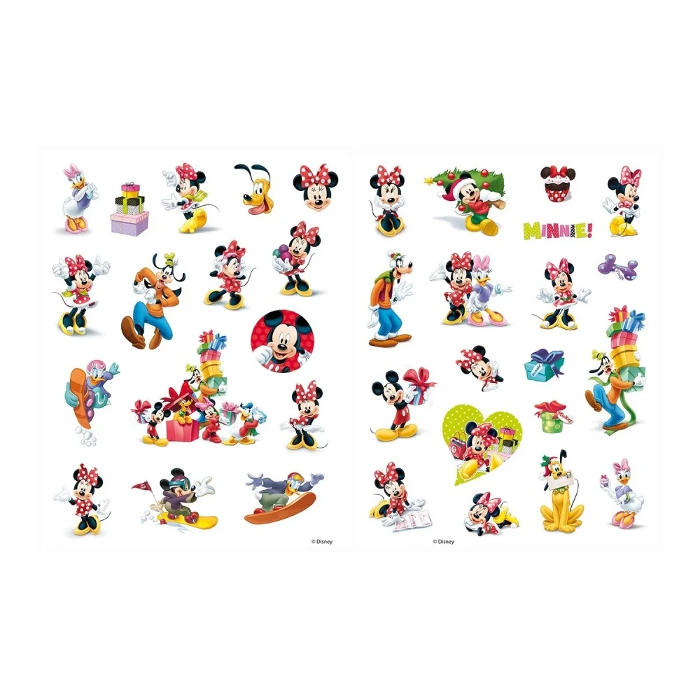 JIRI MODELS Vánoční omalovánky se samolepkami Minnie 1 ks
