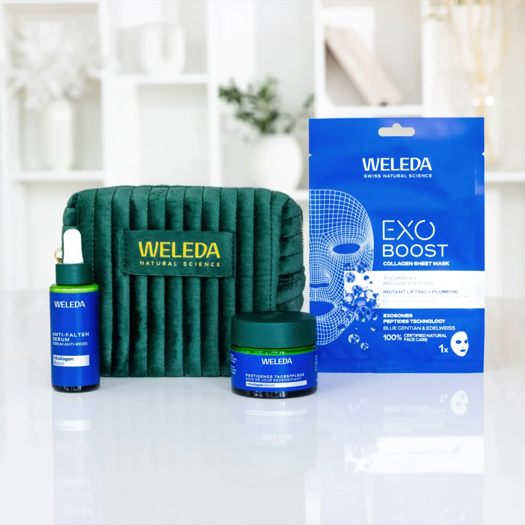 Weleda Blue Gentian Radiance Ritual dárkový set 3 ks
