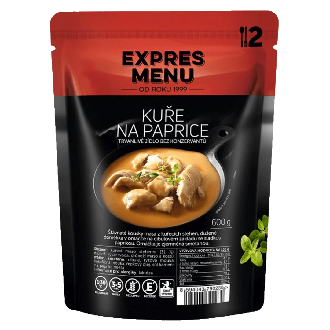 EXPRES MENU Kuře na paprice 600 g (1 porce)