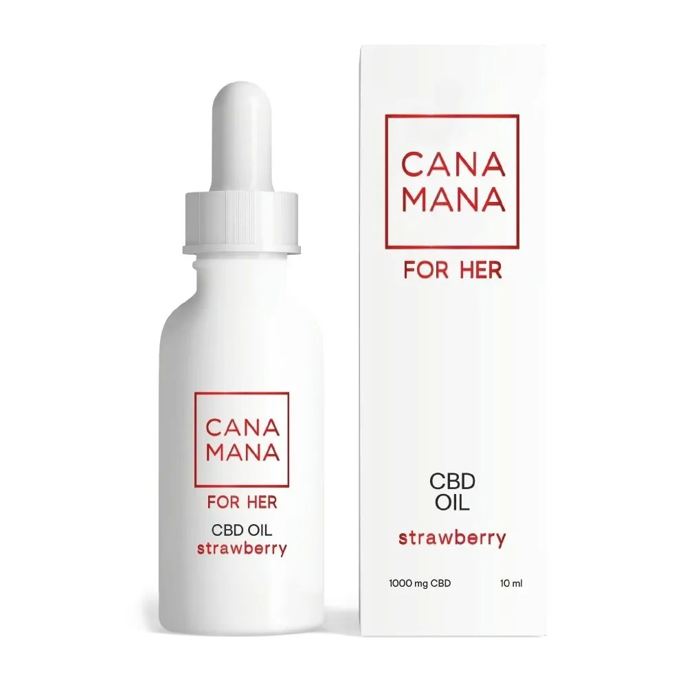 CANAMANA for Her CBD Oil strawberry 10 ml