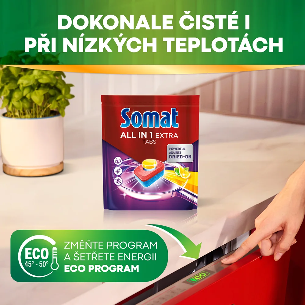 Somat Tablety do myčky All in 1 Extra Lemon & Lime 85 ks
