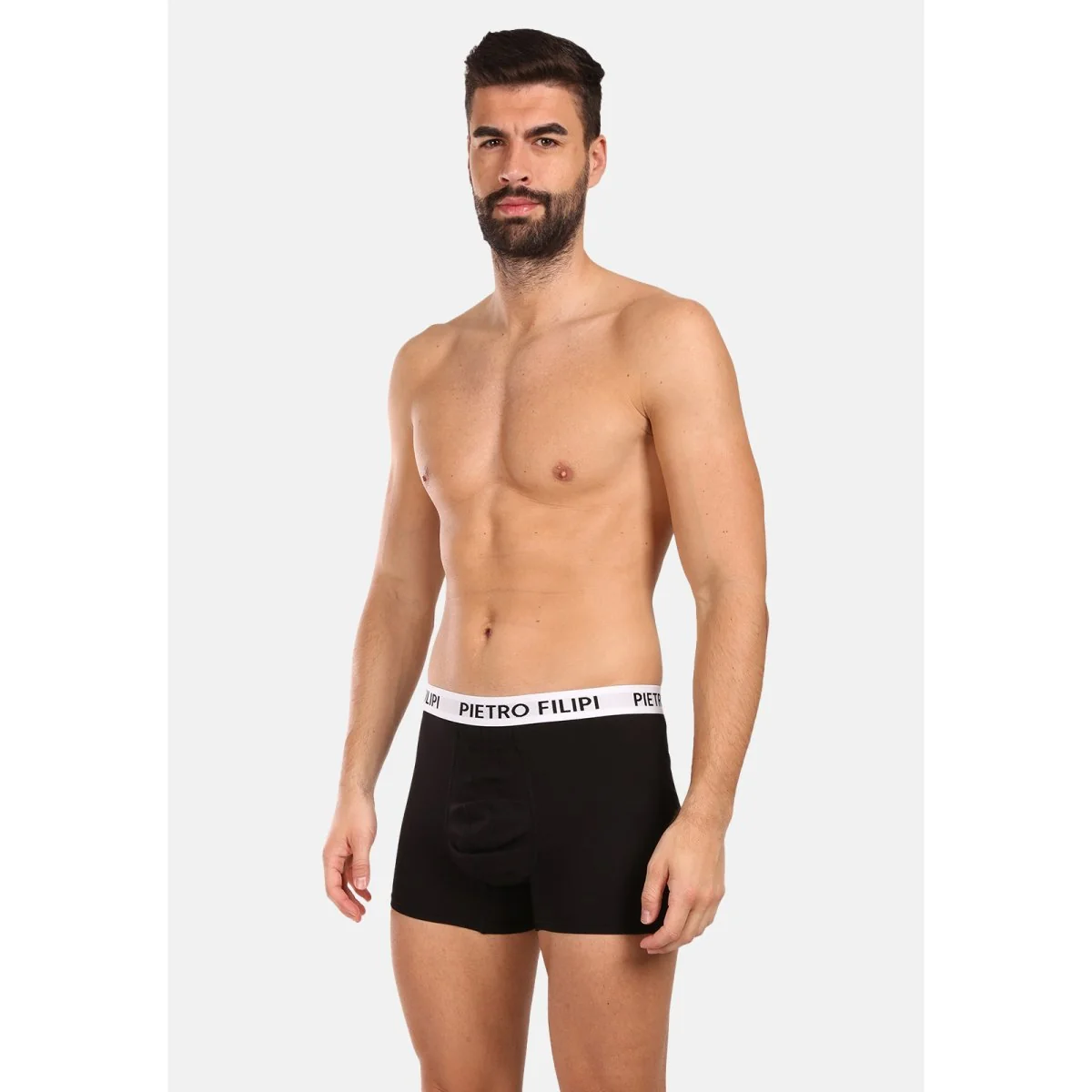 Pietro Filipi 2PACK pánské boxerky balls holder černé (2BCL003) M