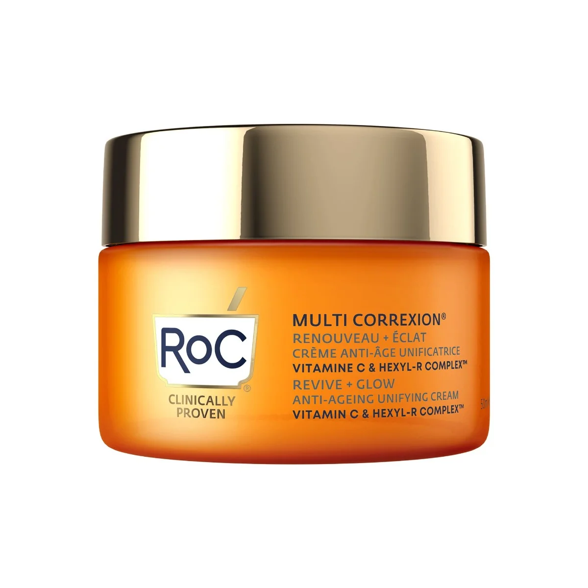 RoC Multi Correxion Revive + Glow Rich protivráskový sjednocující krém 50 ml