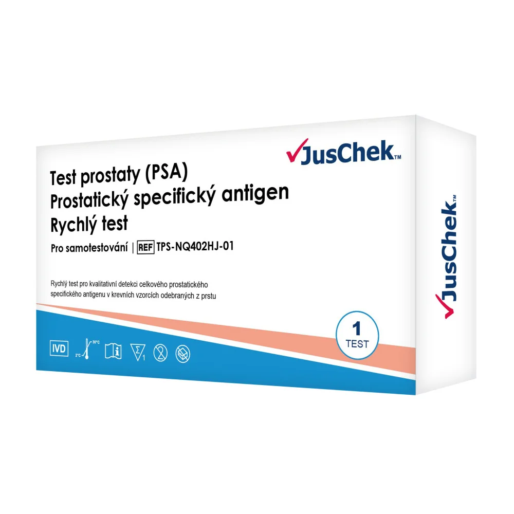 JusChek test prostaty (PSA) specifický antigen rychlý test 1 ks