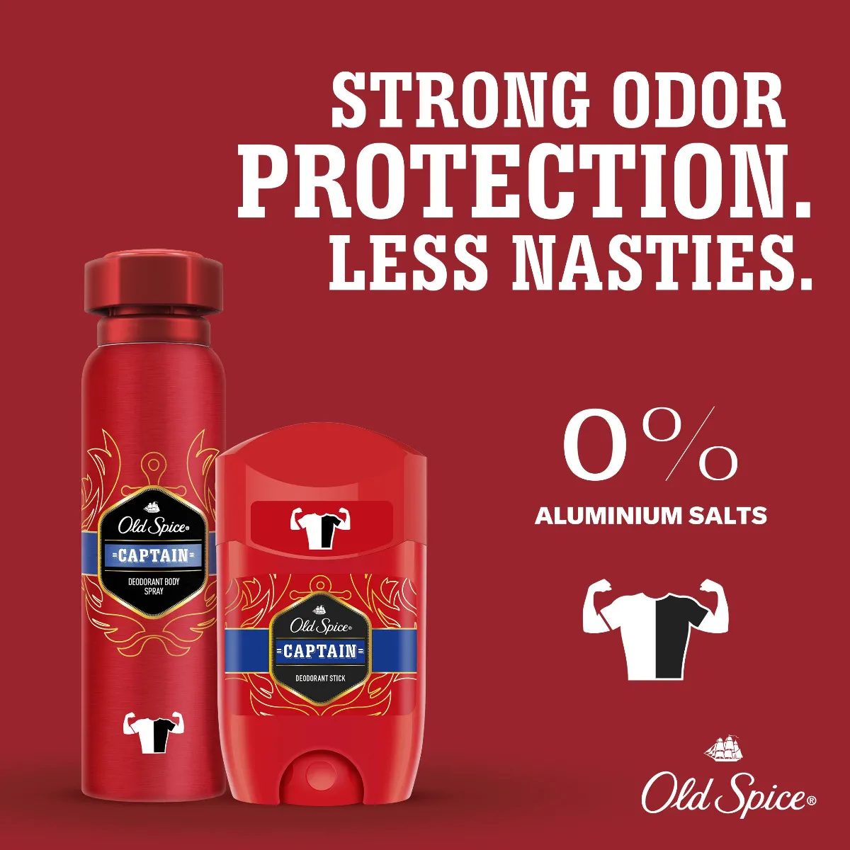 Old Spice Captain Pánský sprchový gel a šampon 400 ml