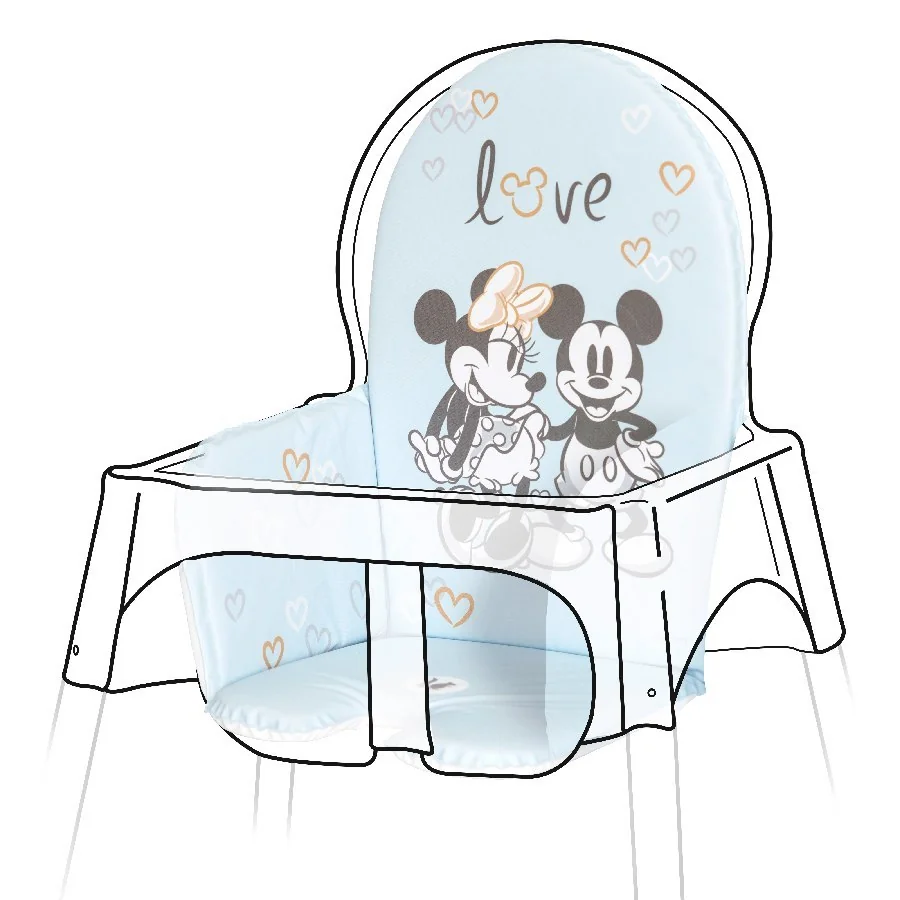 Keeeper Vložka do jídelní židlíčky Mickey Mouse, modrá