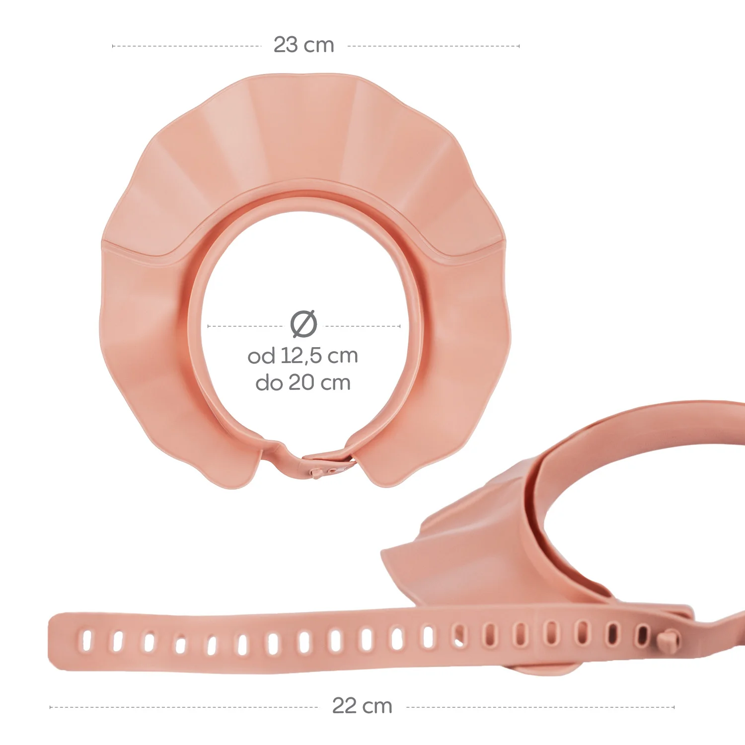Zopa Silikonový koupací ochranný kšilt, Pink 3