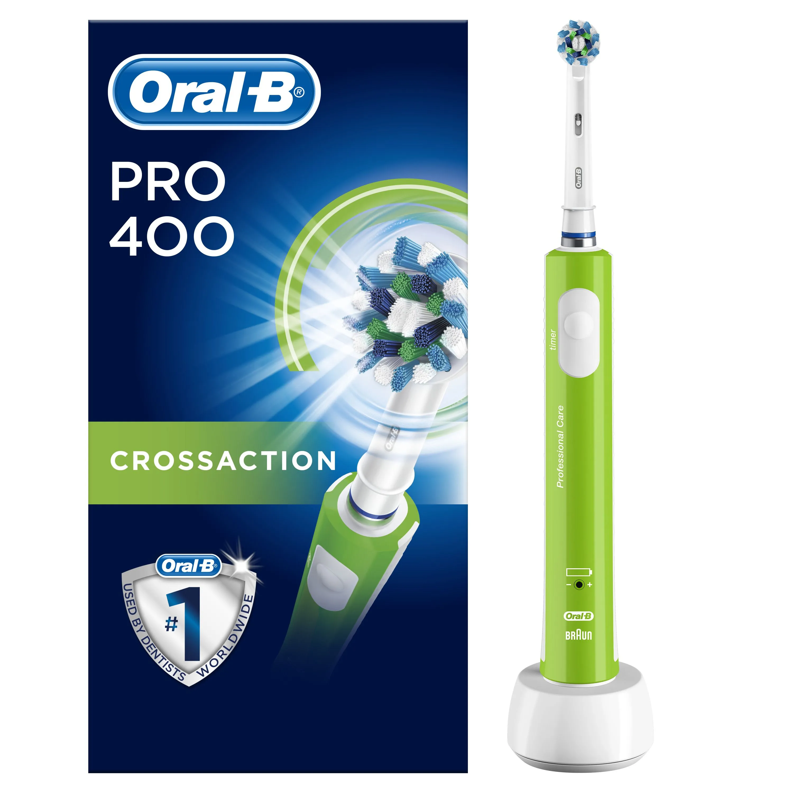 Oral-B  PRO 400 Green elektrický zubní kartáček