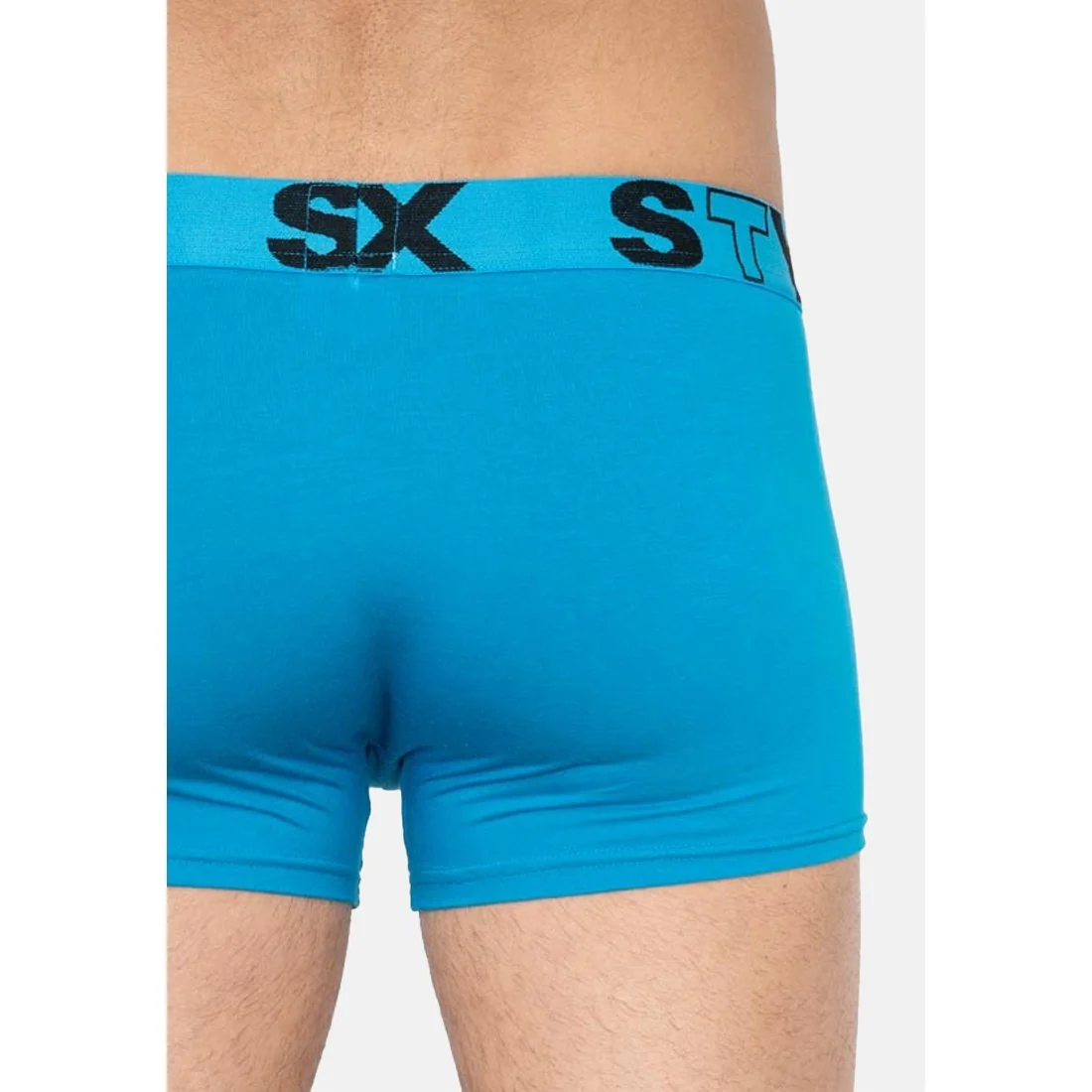 Styx Pánské boxerky sportovní guma světle modré (G969) XL