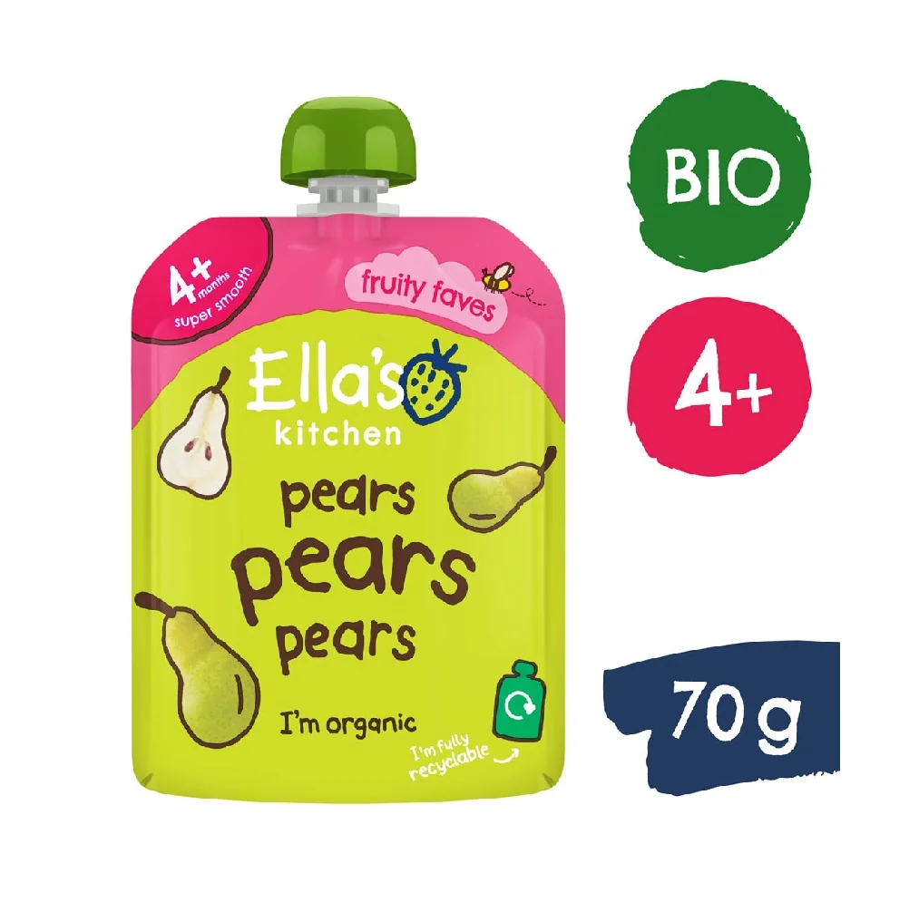 Ellas Kitchen BIO Hrušková svačinka kapsička 70 g